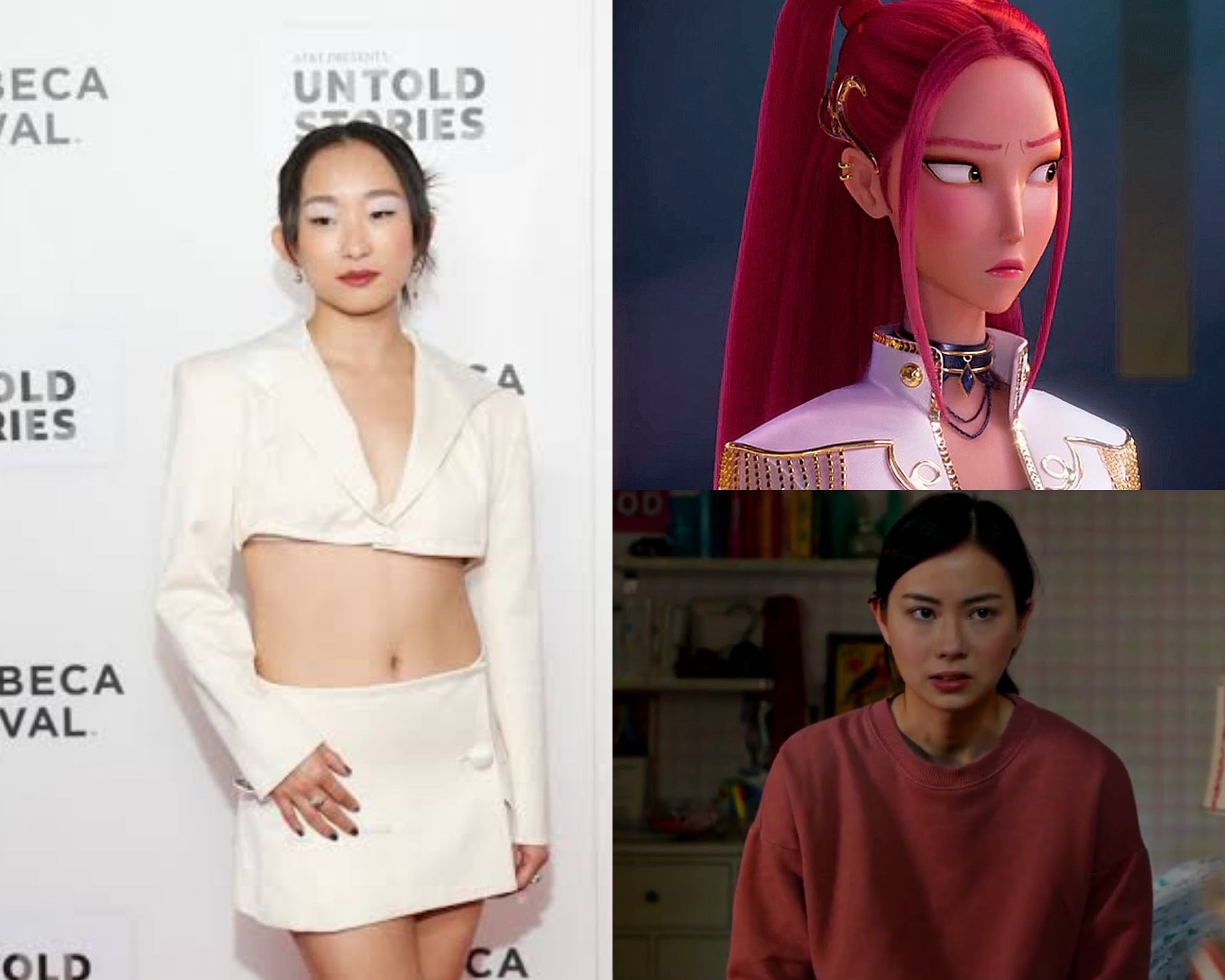 Zoey Cast kpop Demon Hunter and other Projects
