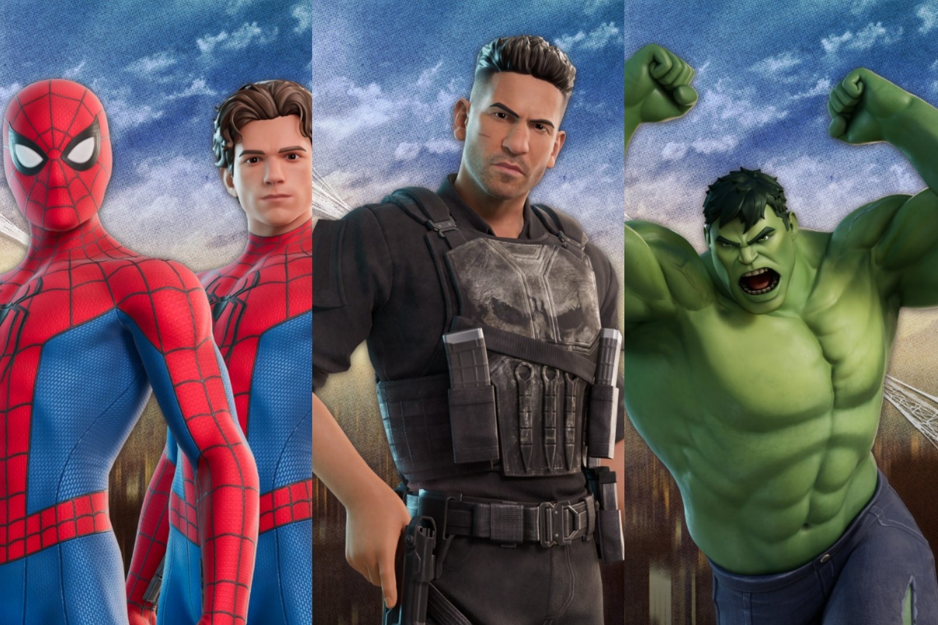 Spider-Man, Punisher, and Hulk comes to Fortnite
