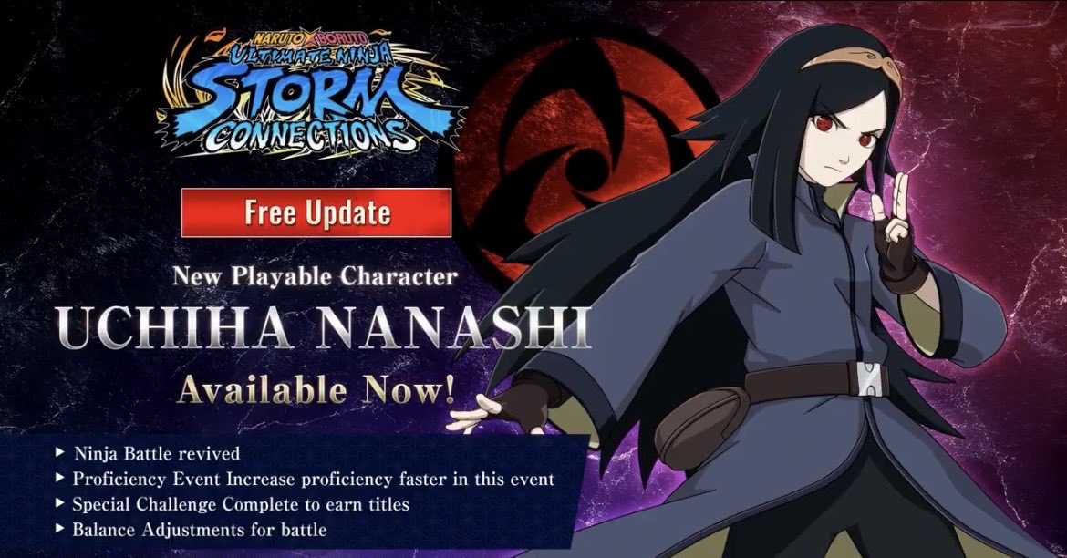 Nanashi Uchiha is Playable In Storm Connections