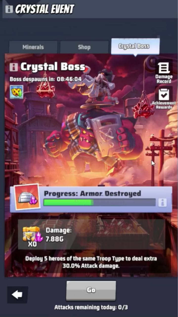 Crystal Factory Boss in Last War: Survival