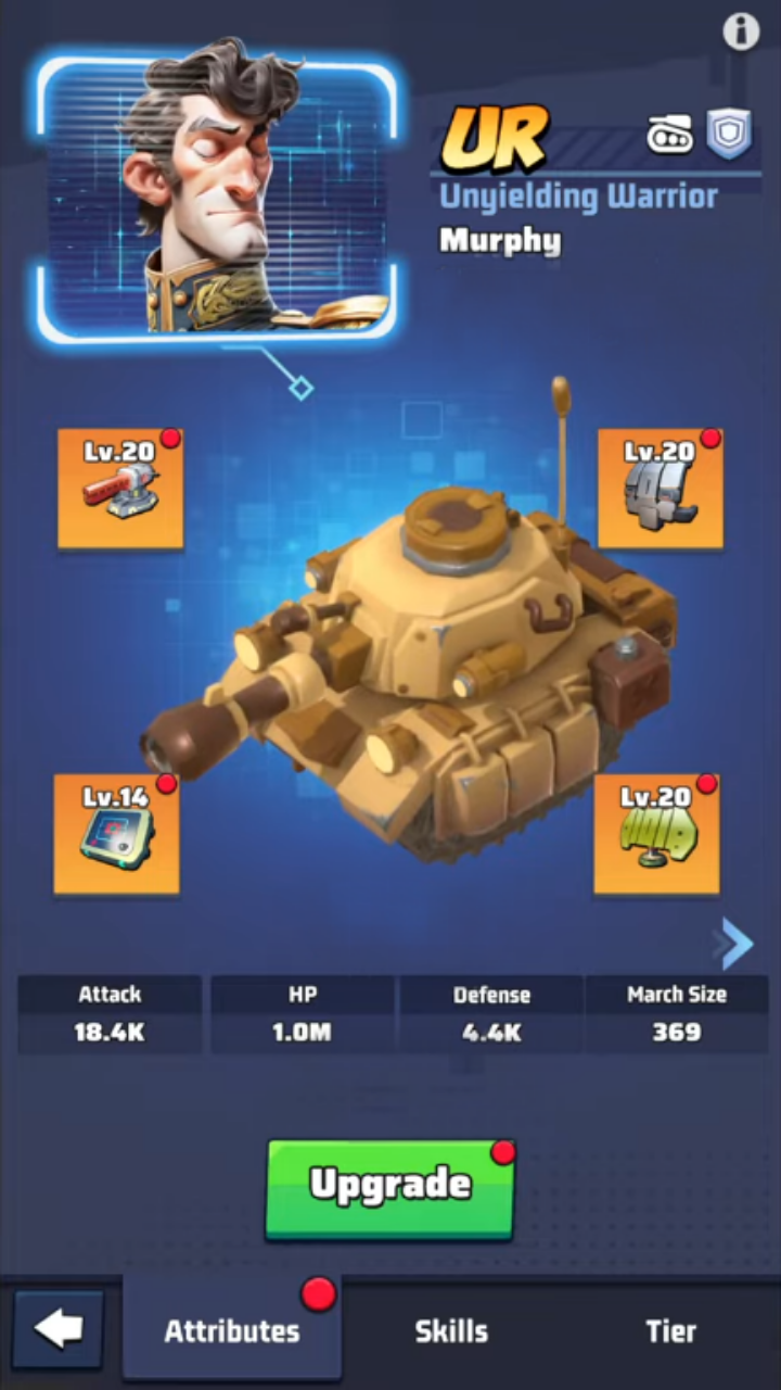 Upgrade Hero to Increase Your March Size in Last War: Survival