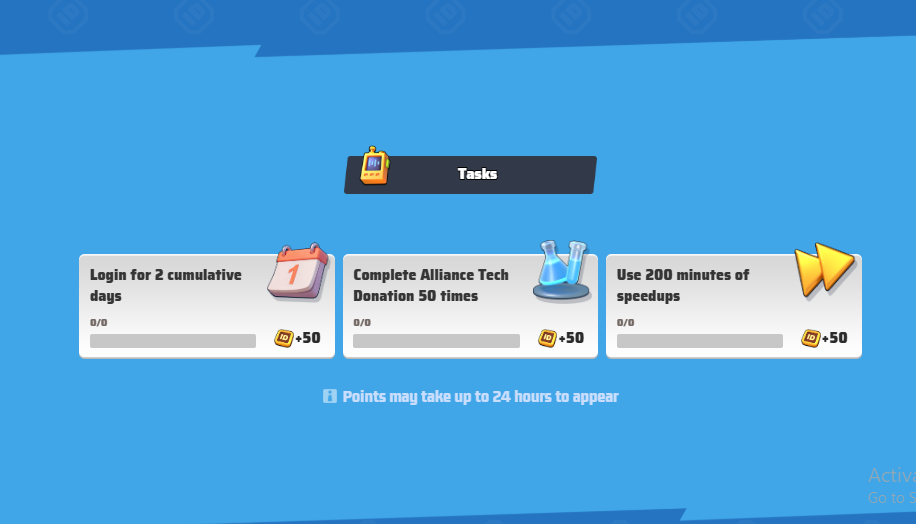 Last War ID Tasks
