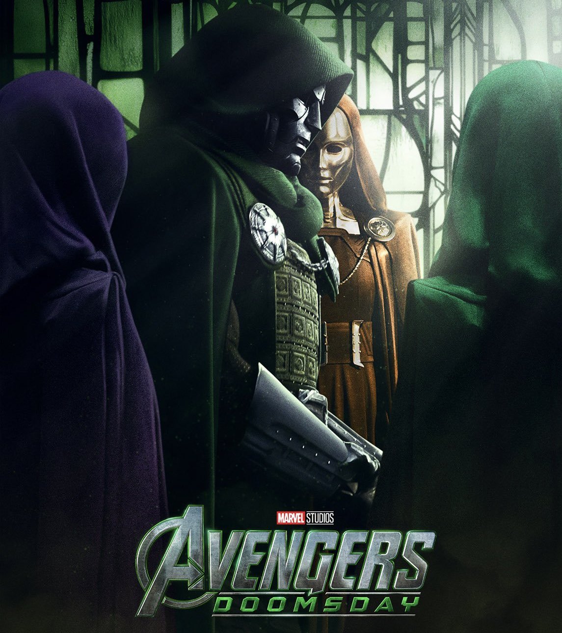 Doctor Doom Alongside the Mysterious Latverian Witches